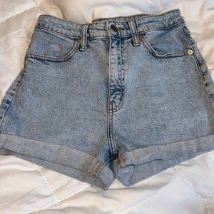Wild Fable highest rise denim shorts